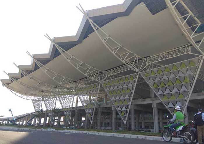 Bandara Kertajati yang terletak di Majalengka Jawa Barat.
