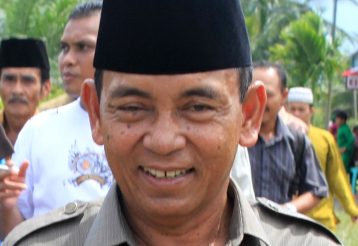 Bupati Pelalawan, HM Harris.