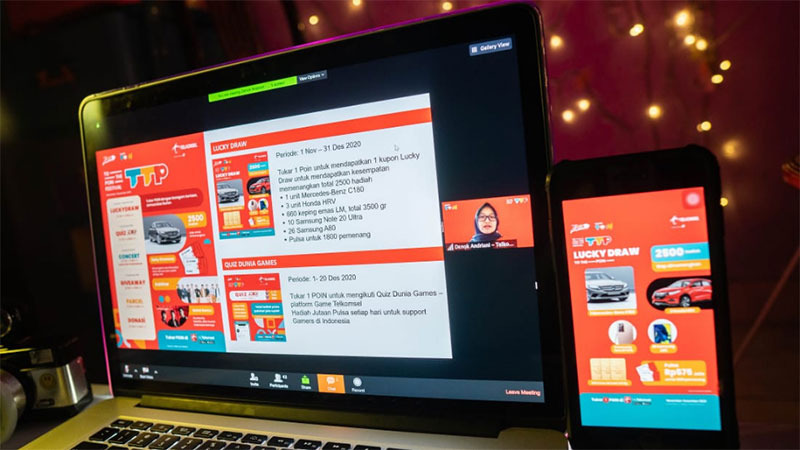 Telkomsel To the POIN, program sambut 2021 untuk pelanggan setia.(TELKOMSEL FOR RIAUPOS.CO)
