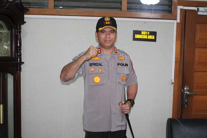 Kapolres Inhu AKBP Efrizal SIK.