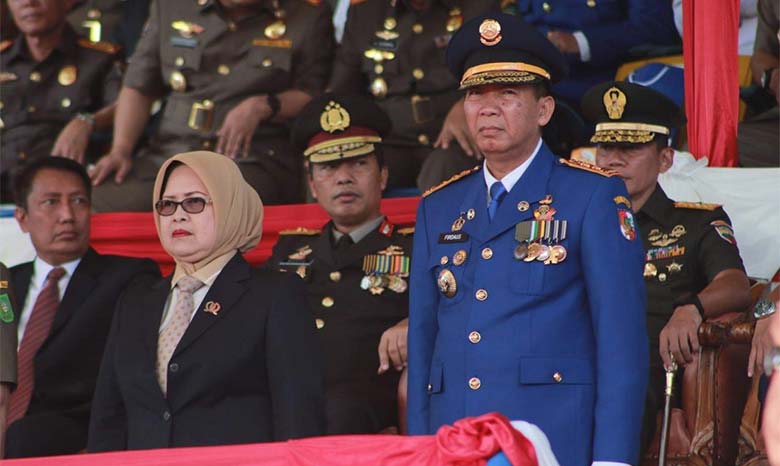 Peringatan Hari Ulang Tahun (HUT) secara nasional Pemadam Kebakaran (Damkar) ke-100, Satuan Polisi Pamong Praja (Satpol PP) ke-69 dan Satuan Perlindungan Masyarakat (Satlinmas) ke-57 yang dipusatkan di Kota Pekanbaru, Rabu (6/3)