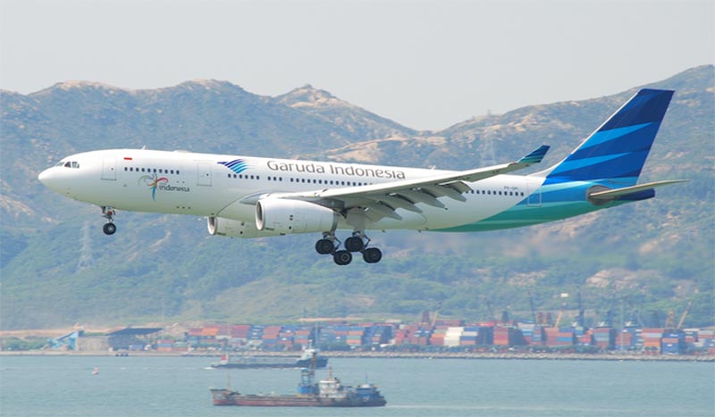 Ilustrasi Pesawat Garuda Indonesia. (WIKIPEDIA)