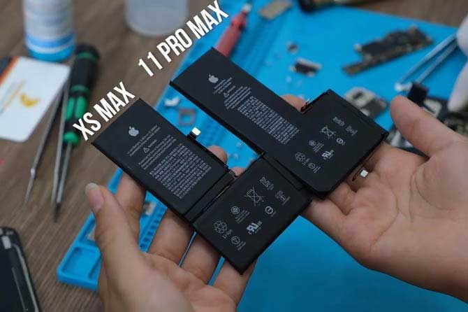 Phone 11 Pro Max dibongkar habis dan terungkap kapasitas baterainya. JPG
