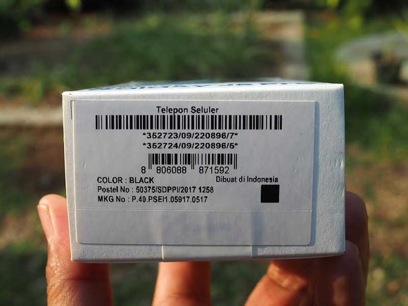 Data IMEI dalam ponsel. Foto dok SIBINA