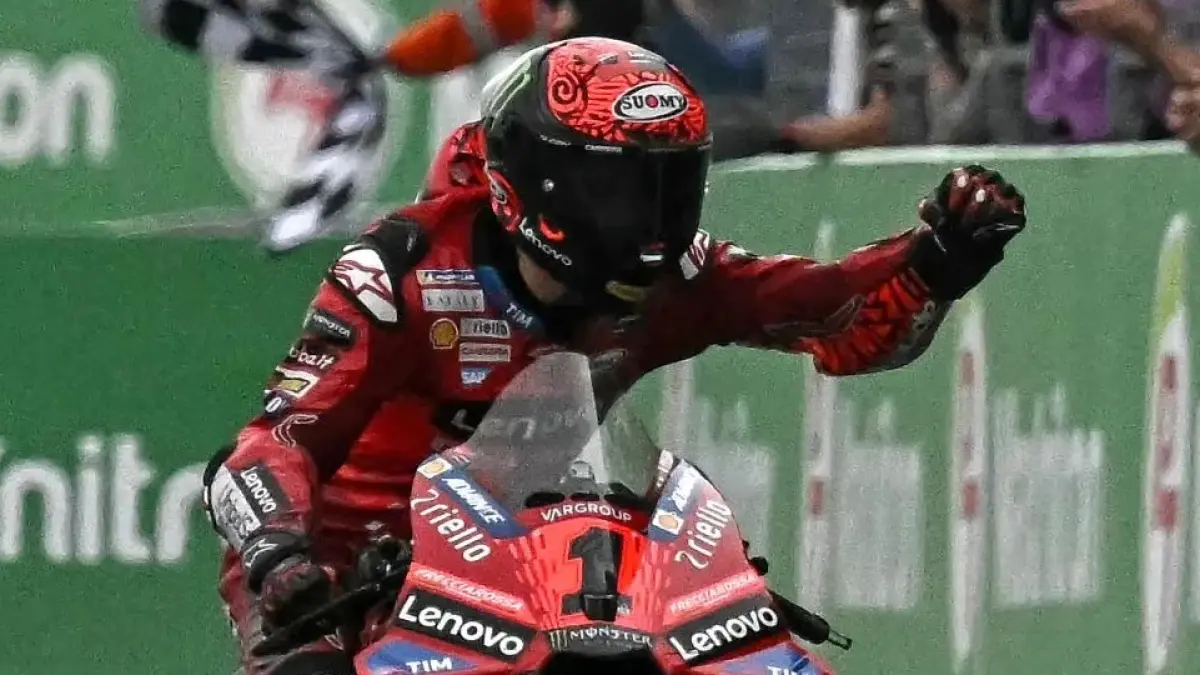 Pembalap Ducati Lenovo Team Francesco Bagnaia.