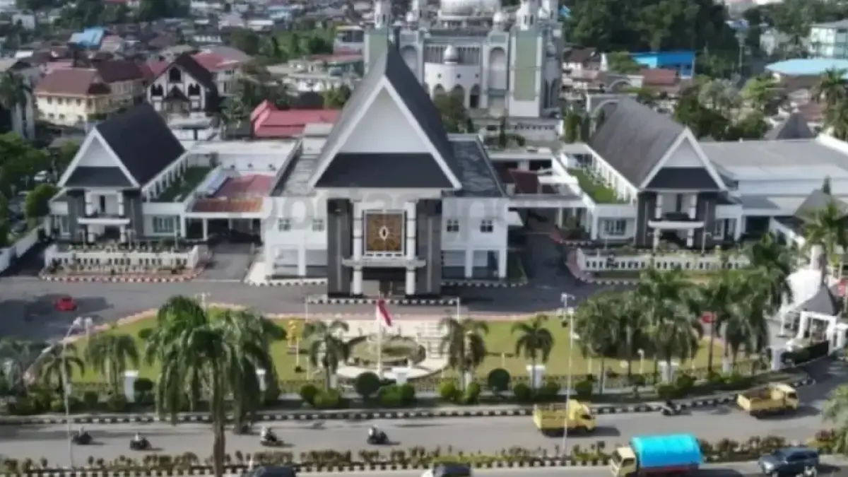 Rumah jabatan Gubernur Kaltim.