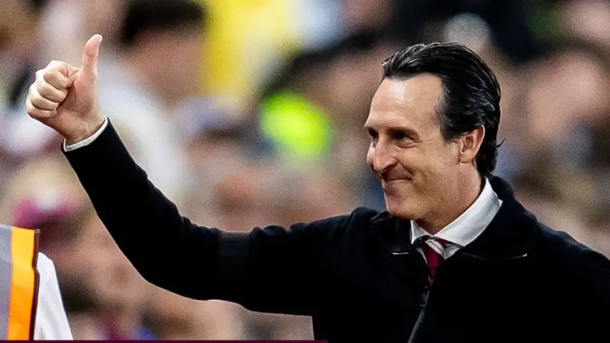 Unai Emery meraih final Liga Europa bersama Aston Villa.