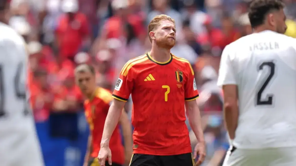 Kevin de Bruyne dkk ditahan imbang Mesir.