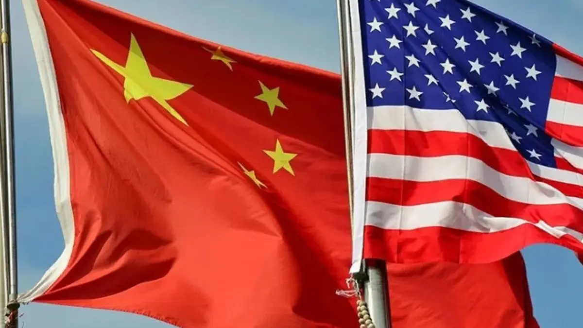 Ilustrasi China dan AS.