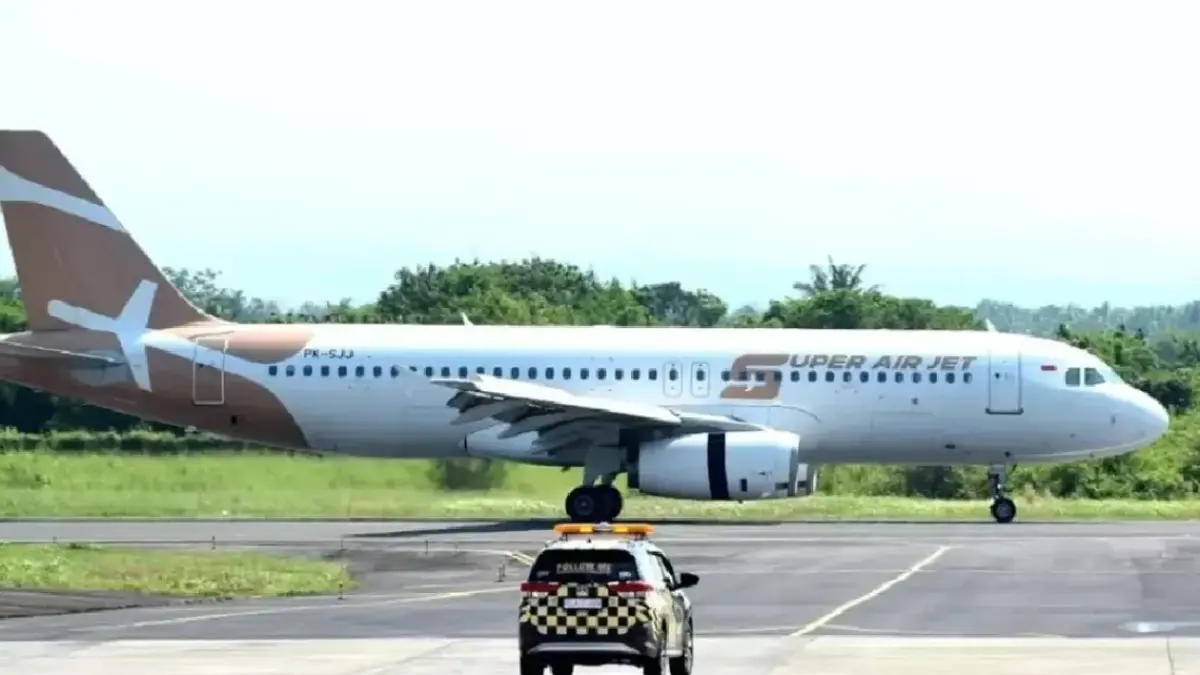 Ilustrasi pesawat Super Air Jet