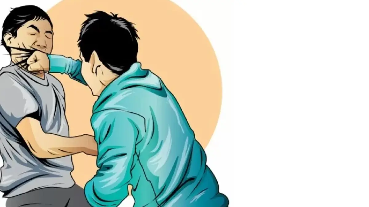Ilustrasi pemukulan