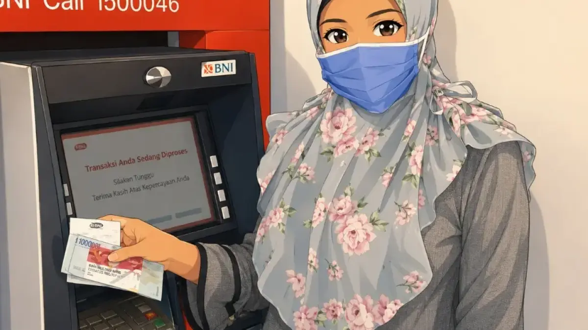 Ilustrasi penarikan saldo bansos. (Instagram @pkh.wonogiri)