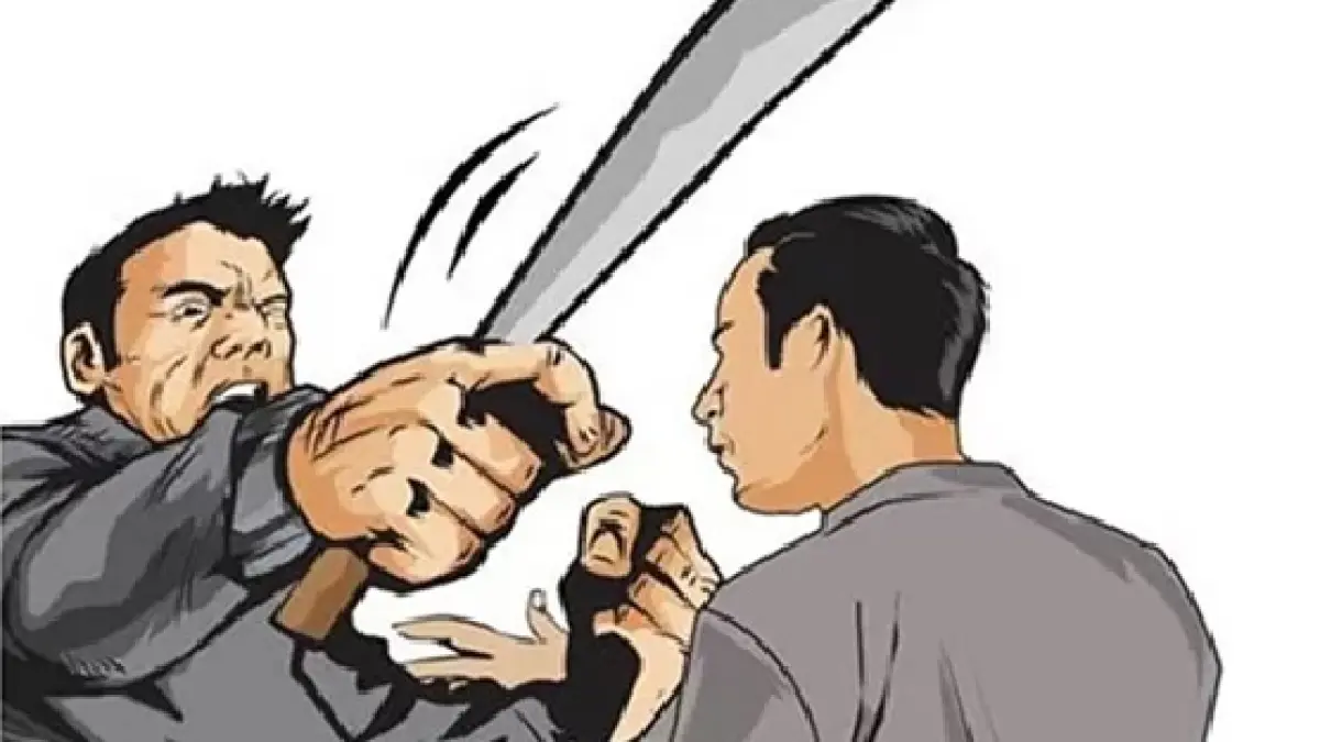 Ilustrasi pembacokan.