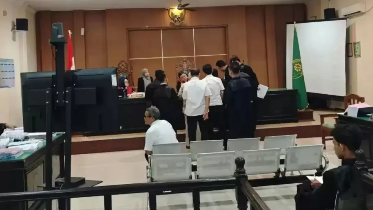 Mantan Kepala Pelaksana Sekretariat DBON Kaltim, Zairin Zain kembali menghadapi putusan perkara korupsi dana hibah DBON. (KPG.)