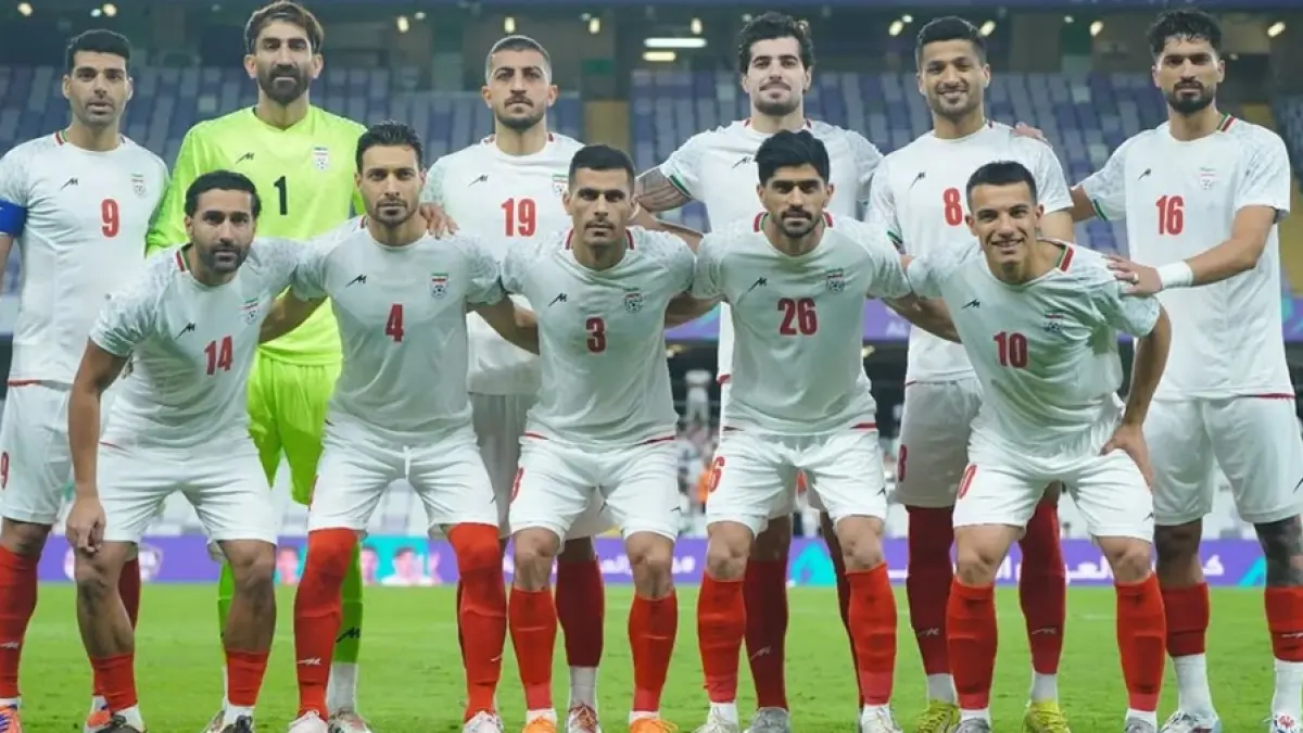 Pemain timnas Iran.