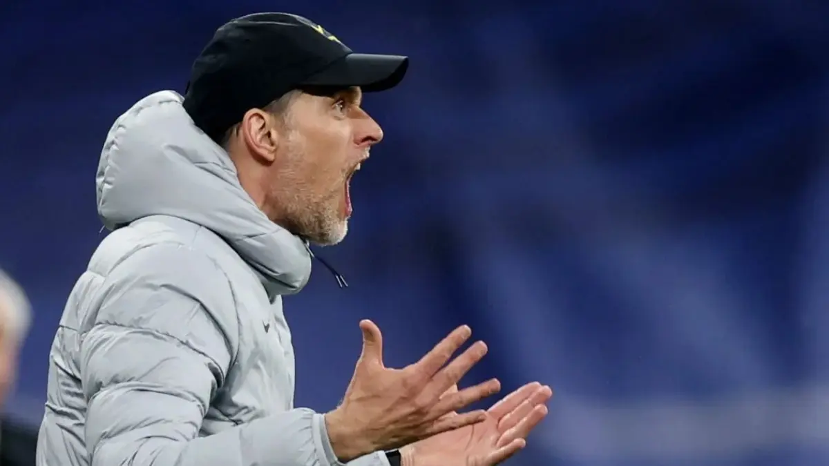 Thomas Tuchel saat masih melatih Chelsea. Reuters/Paul Childs.