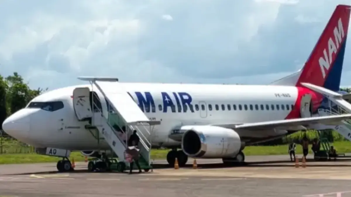 NAM Air berhenti operasi rute Jakarta Sampit.(Miftah/kaltengpos.jawapos.com)
