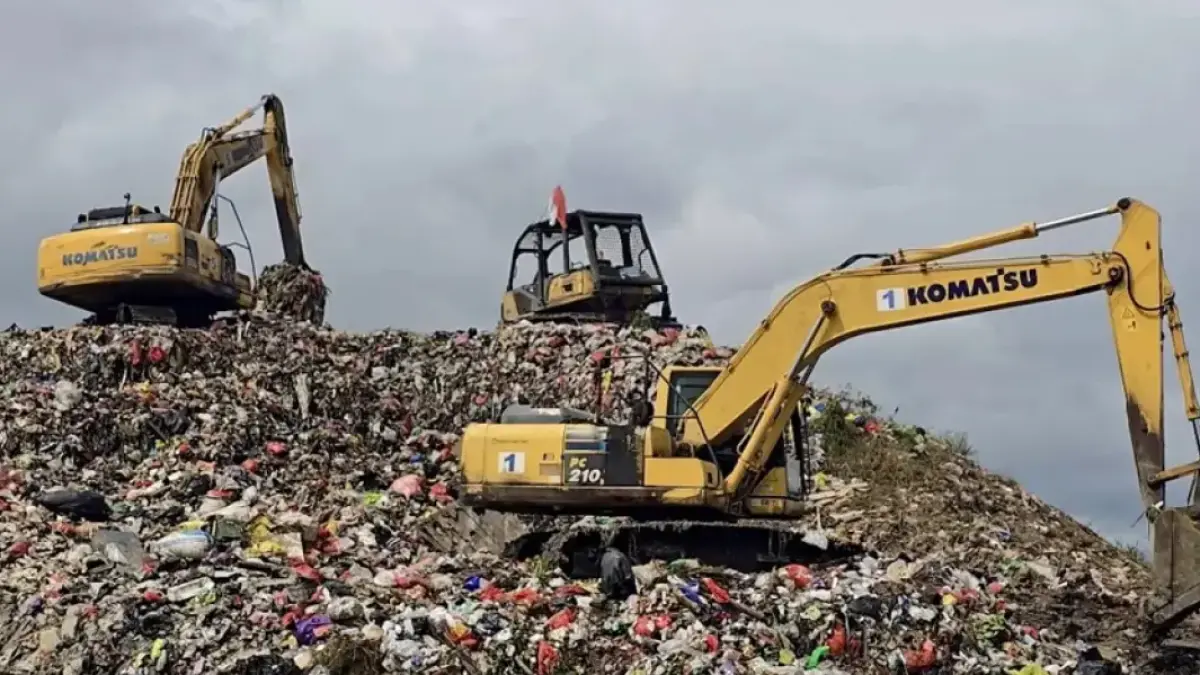 Tumpukan sampah di TPA Manggar, Balikpapan bakal diolah menjadi energi listrik. (Foto dok)