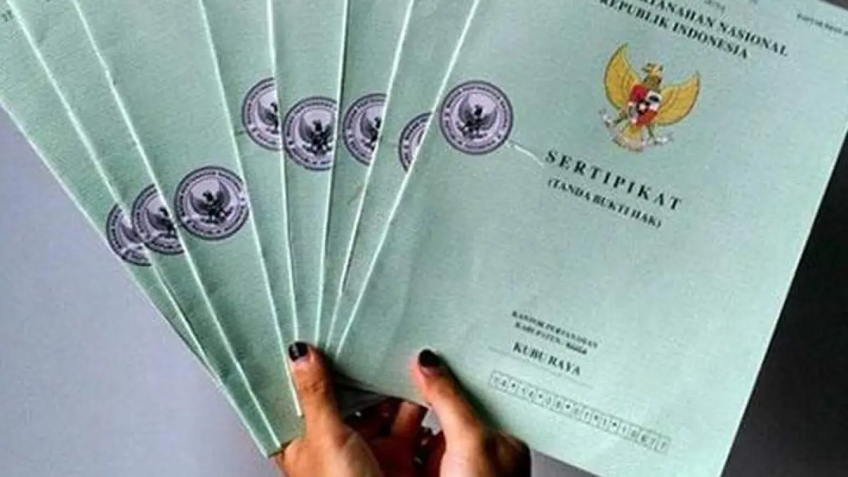 ilustrasi sertifikat tanah