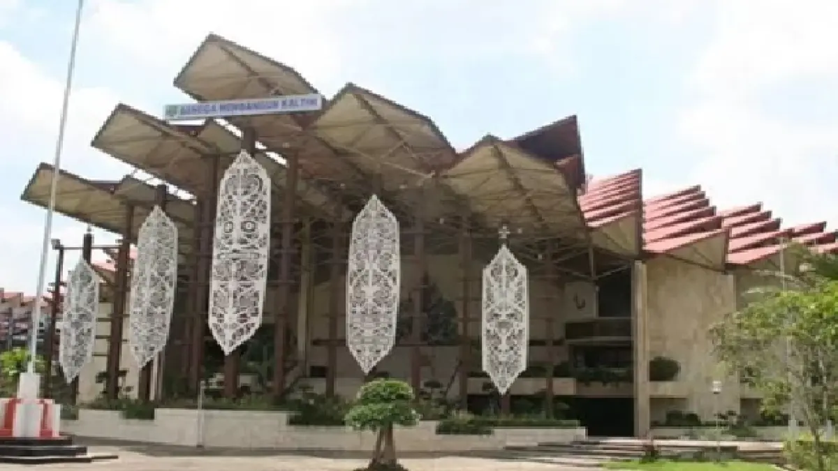 Ilustrasi Gedung DPRD Kaltim.