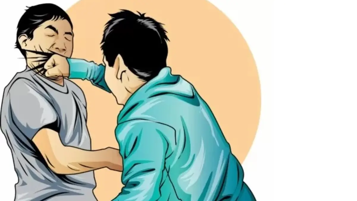Ilustrasi pemukulan